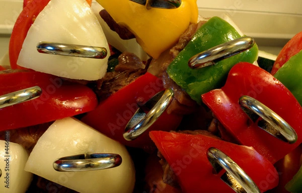 Obraz Skewered Vegetables