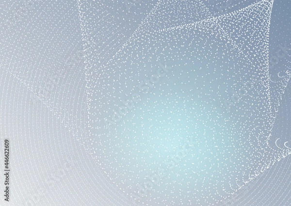 Obraz ブルーグレーの抽象的な点描画の背景画像