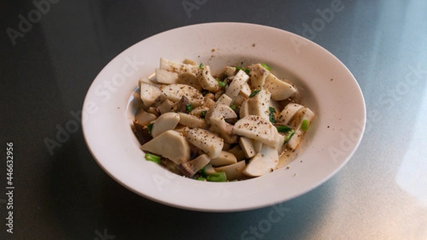 Obraz 새송이버섯으로 만든 버섯볶음