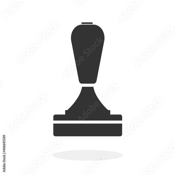 Obraz Coffee Tamper Flat Icon Vector illustration