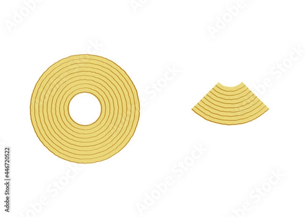 Obraz バウムクーヘン（ベクター）