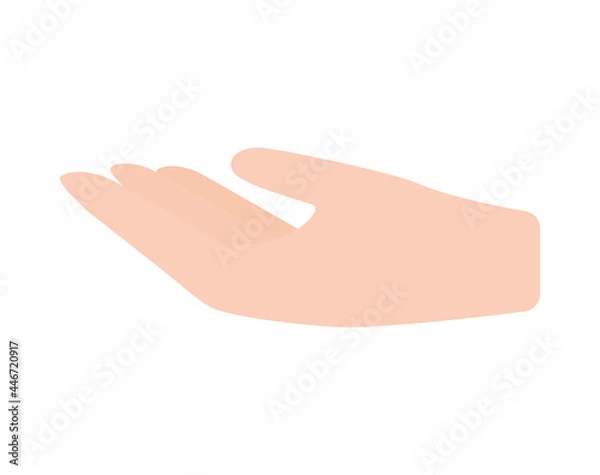 Fototapeta hand palm design