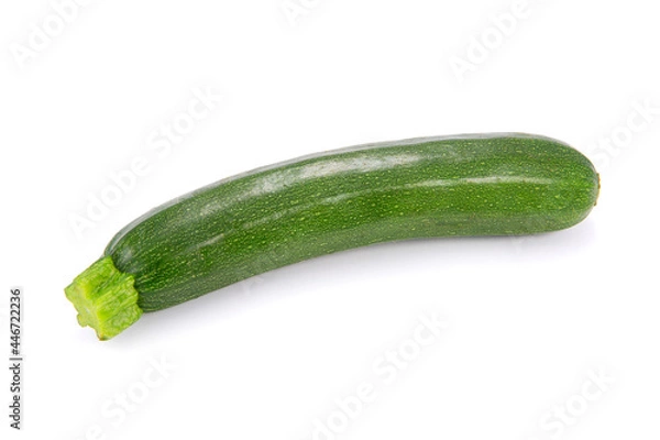 Fototapeta Calabacín verde aislado