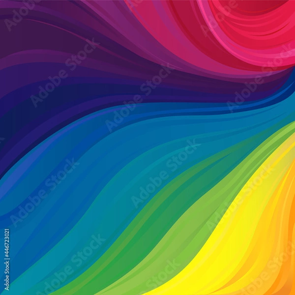 Fototapeta Pattern with visible spectrum colors