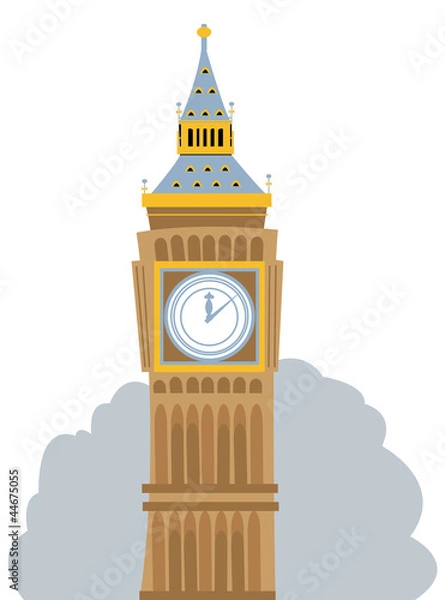 Obraz Big Ben Cartoon