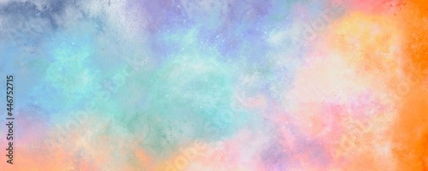 Fototapeta Abstract multicolor template with light background.