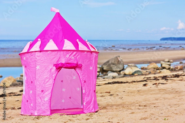 Obraz Children's pink tent
