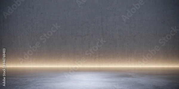 Obraz Showroom with atmospheric light and empty space.