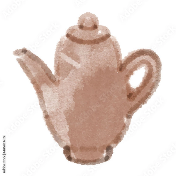 Fototapeta ティーポットのイラスト
