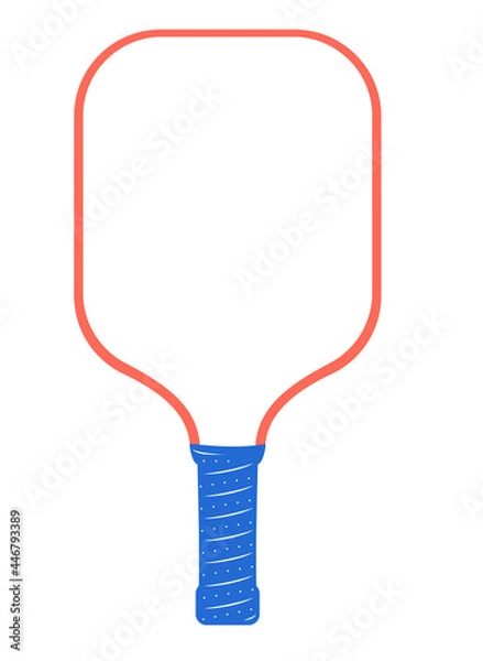 Obraz Pickleball paddle front view