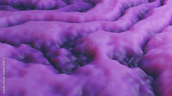 Fototapeta 3d render abstract wallpaper with futuristic surface.
