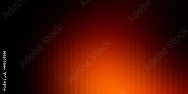 Fototapeta Dark Orange vector template in rectangles.