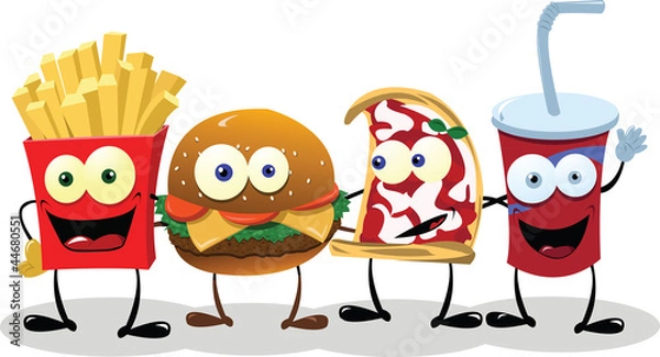 Obraz Four Happy Friends