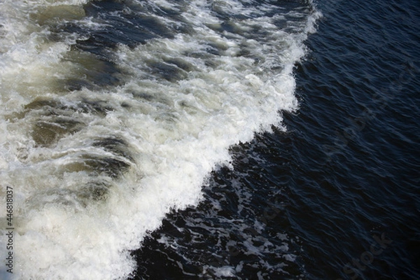 Obraz wave from boat motor