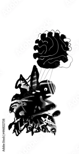 Obraz black and white tattoo