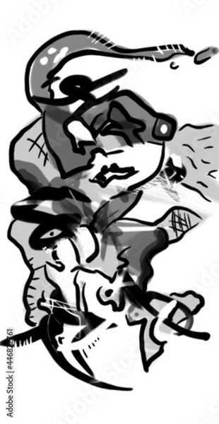 Obraz black and white