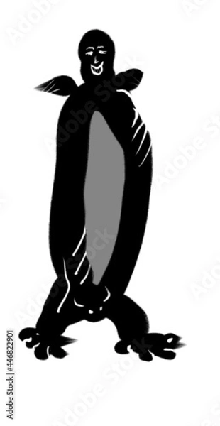 Obraz penguin on a branch