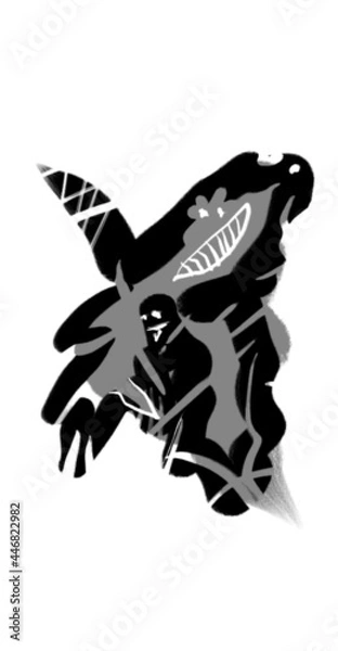 Fototapeta eagle with wings