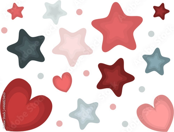 Obraz seamless pattern with hearts