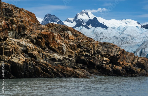 Obraz Small group over  Perito Moreno glacier