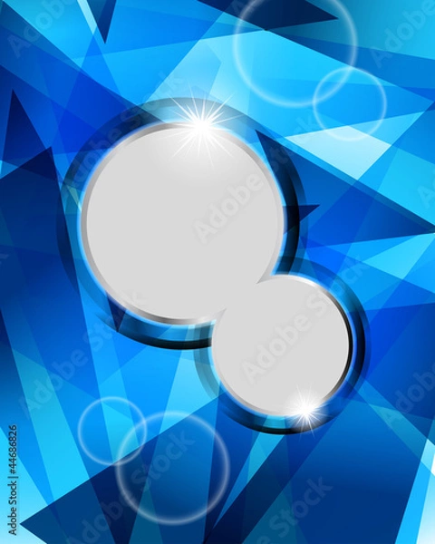 Fototapeta Technological blue background