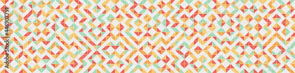 Fototapeta Abstract Geometric Pattern generative computational art illustration