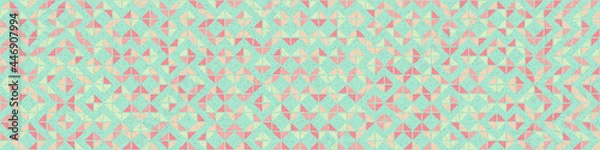 Fototapeta Abstract Geometric Pattern generative computational art illustration