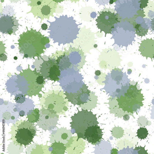 Obraz Paint stains seamless splatter, spray blots, spots