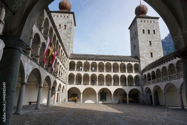 Obraz château de Brig