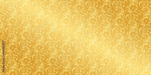 Obraz ビンテージオーナメント。シームレスな壁紙。