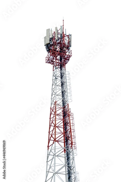 Obraz Telecommunications antennas  transmitting and receiving stations