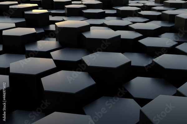 Obraz abstract geometric hexagonal background