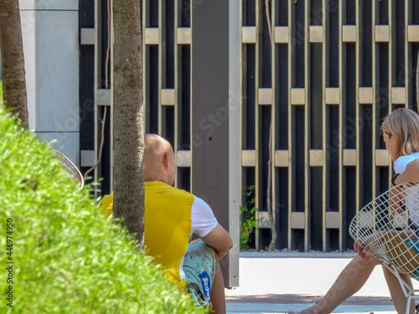 Obraz couple in the park