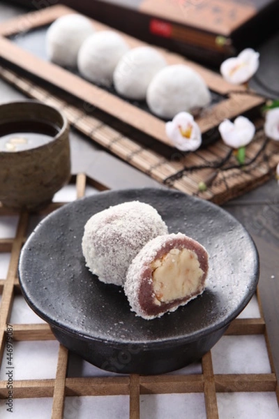 Fototapeta 한국의 전통 간식 떡