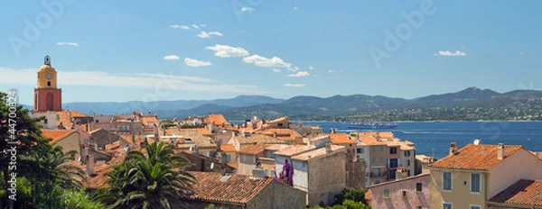 Obraz San Tropez with top view.