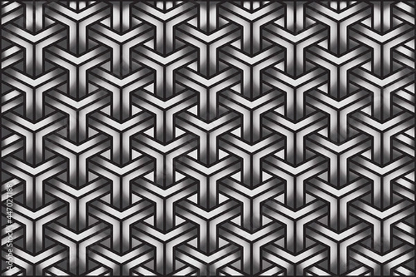 Fototapeta Abstract luxury geometry. Suitable for background, cover, etc.
