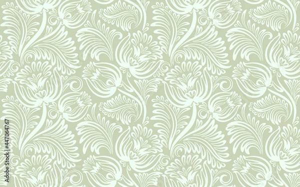Obraz Floral elegant  seamless pattern. Wallpaper, textile design