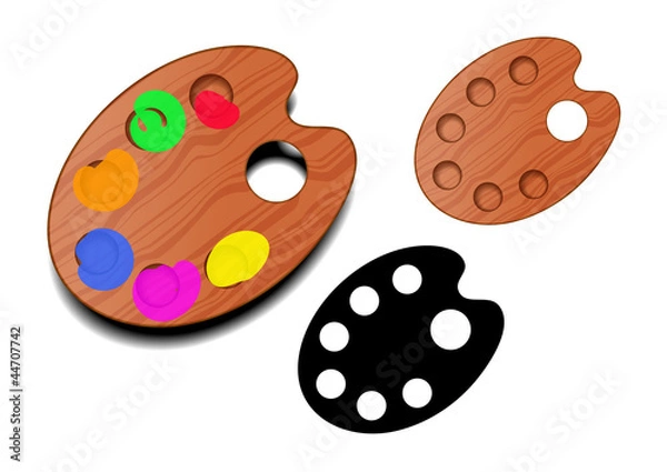 Fototapeta Vector palette