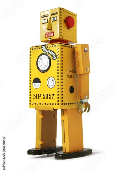 Fototapeta Robot Yellow