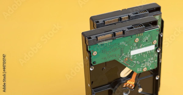 Fototapeta Computer hard drives; HDD.