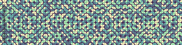 Fototapeta Abstract Geometric Pattern generative computational art illustration