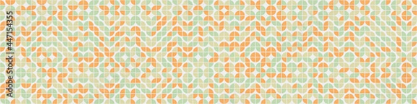 Fototapeta Abstract Geometric Pattern generative computational art illustration