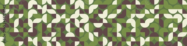 Obraz Abstract Geometric Pattern generative computational art illustration
