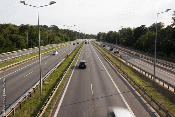 Obraz traffic on highway