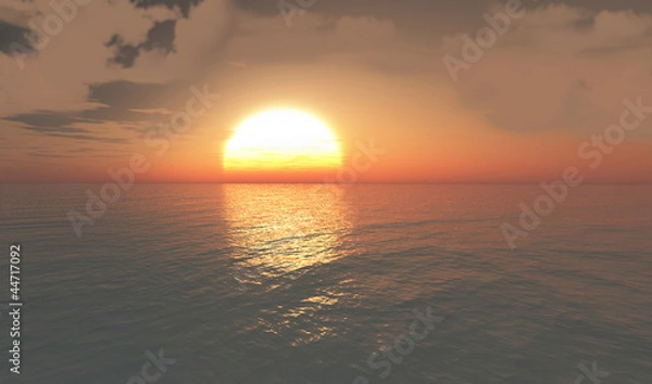 Obraz Sun on the horizon.