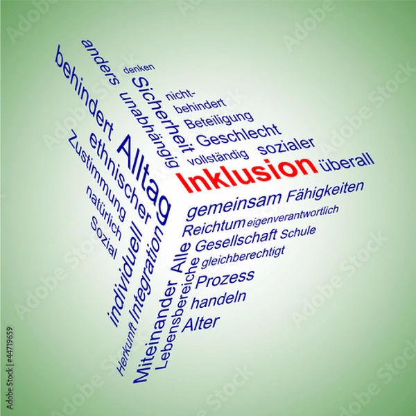 Fototapeta Inklusion