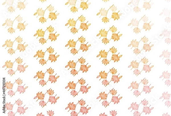 Obraz Light Yellow, Orange vector hand painted texture.