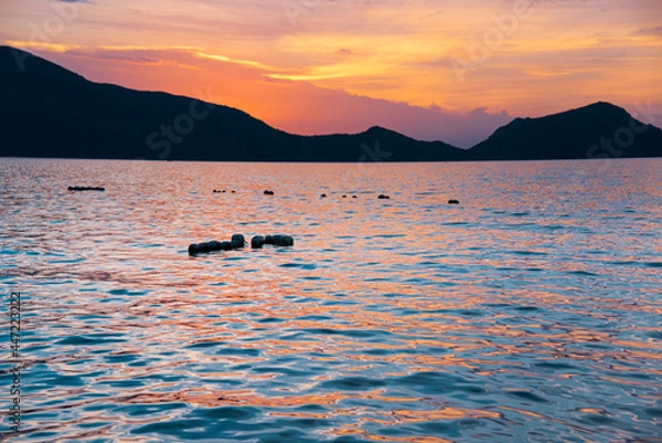 Obraz sunset on the beach