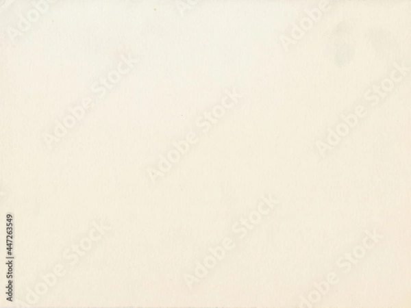 Fototapeta White paper with texture for watercolor and decor. High scan quality and resolution