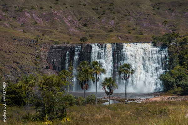 Obraz waterfall in the mountains